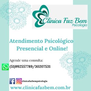 Atendimento Psicológico Presencial e Online